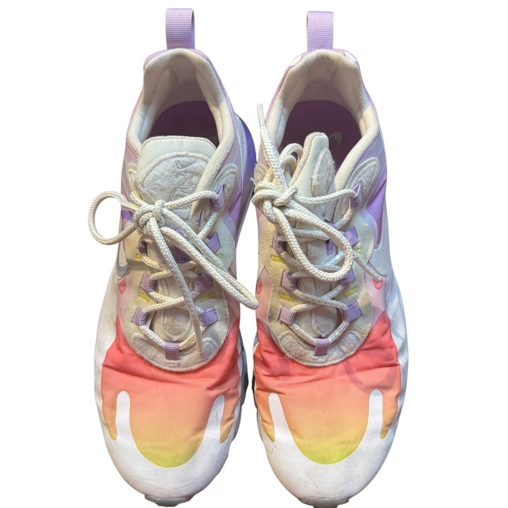 Nike Air Max‎ 270 React Shoes Womens Size 8.5 Multicolor Ombre CU2995-911